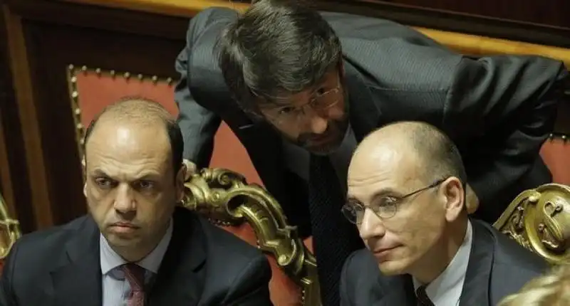 ALFANO FRANCESCHINI ENRICO LETTA 