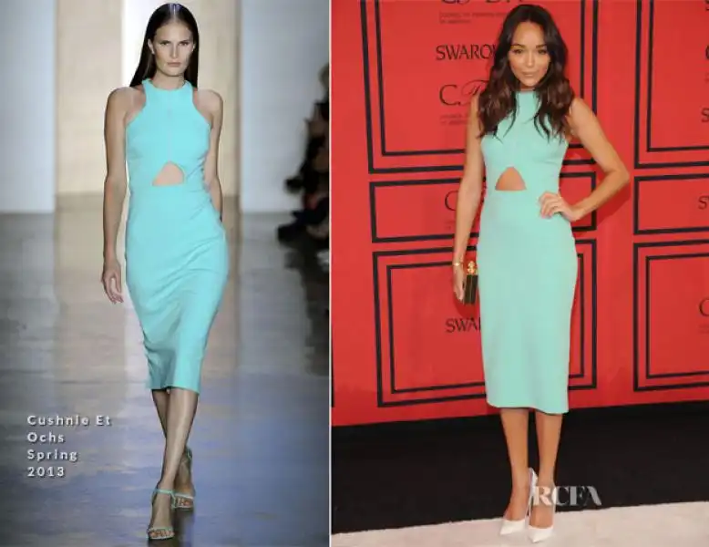 Ashley Madekwe In Cushnie Et Ochs CFDA Fashion Awards 