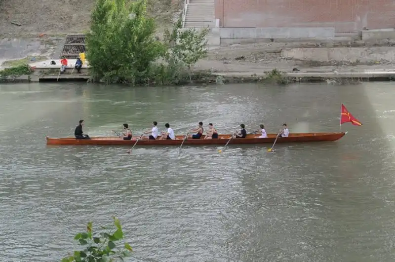 Canoa del Circolo Canottieri Roma 