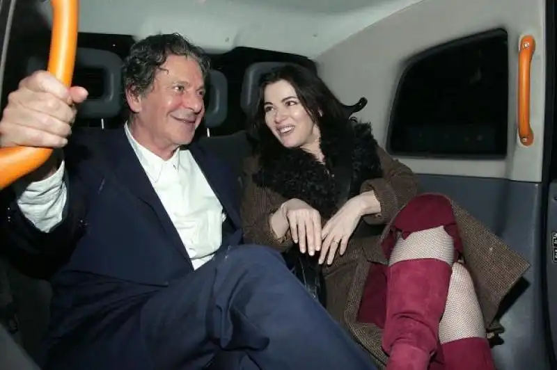 charles saatchi e nigella lawson in taxi 