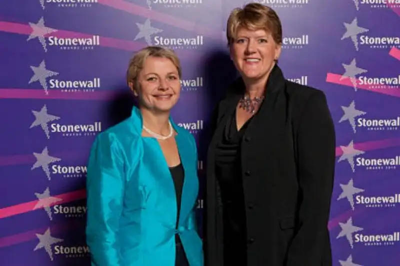 CLARE BALDING CON LA FIDANZATA ALICE ARNOLD 