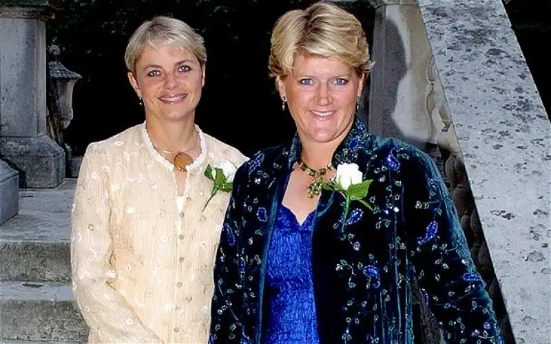 CLARE BALDING CON LA FIDANZATA ALICE 