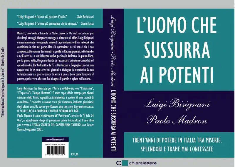 COPERTINA LIBRO BISIGNANI MADRON - L UOMO CHE SUSSURRA AI POTENTI