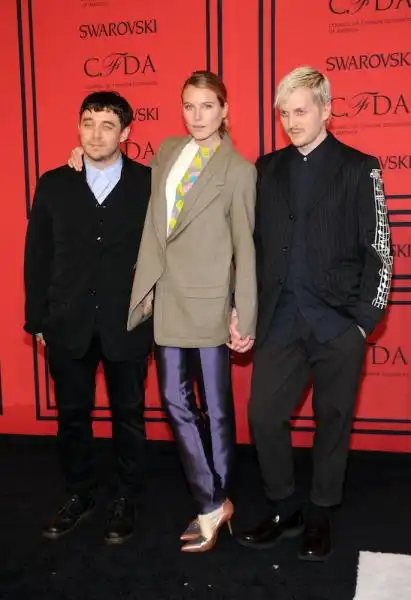 Dree Hemingway with Creatures of the Winds Shane Gabier and Chris Peters 