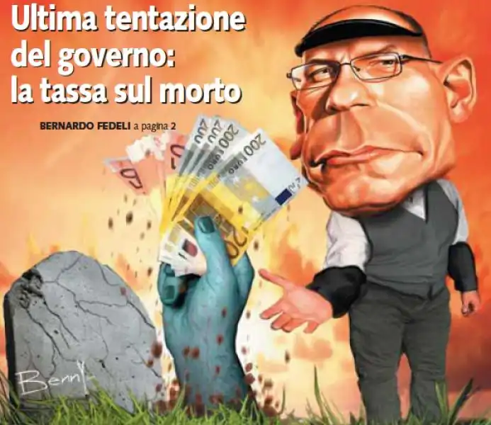 ENRICO LETTA TASSE BY BENNY PER LIBERO 