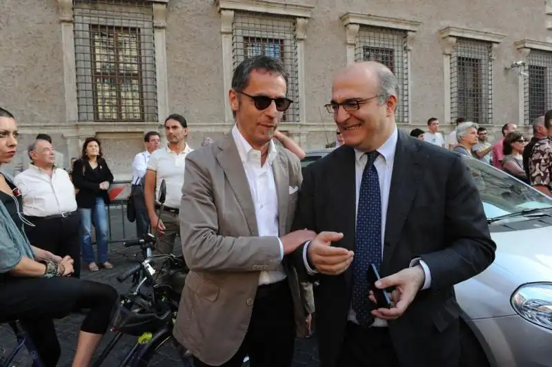 Enrico Paoli e Mario Sechi 