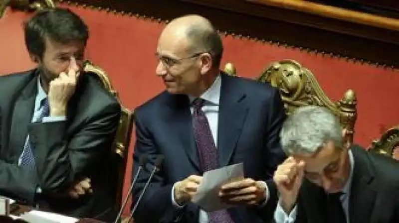 Franceschini, Quagliariello e Letta