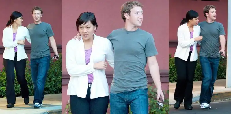 MARK ZUCKERBERG E LA MOGLIE PRISCILLA CHAN