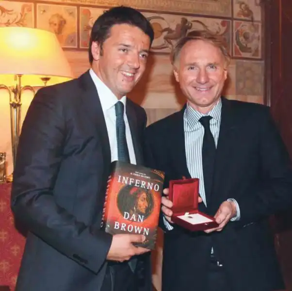 MATTEO RENZI E DAN BROWN