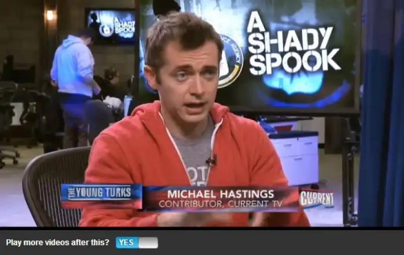 MICHAEL hastings current tv 