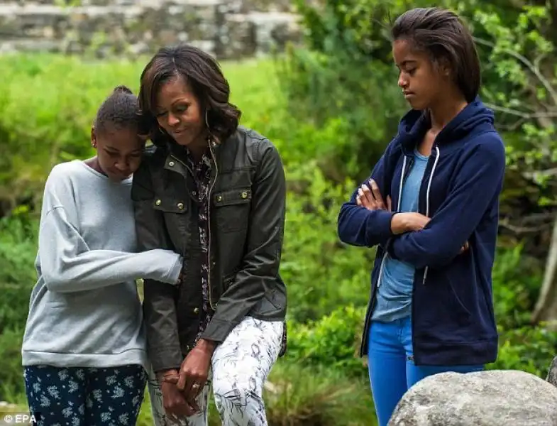 MICHELLE OBAMA E LE FIGLIE IN UN MONASTERO SULLE WICKLOW MOUNTAINS 