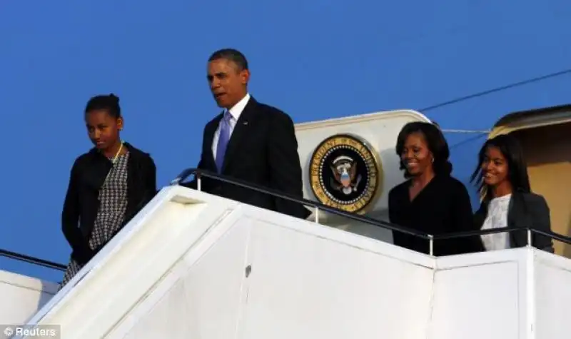 GLI OBAMA ARRIVANO A BERLINO 