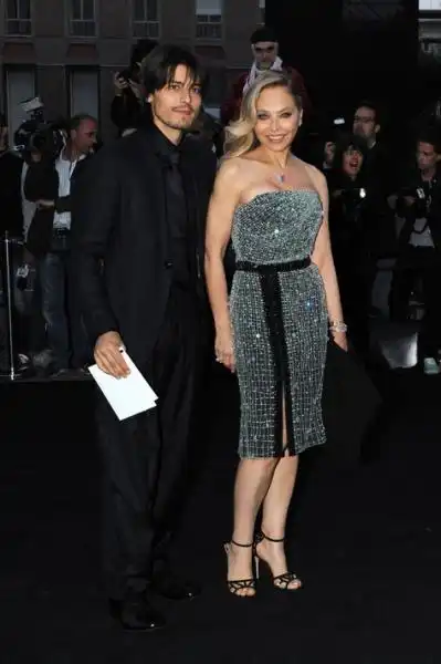 Ornella Muti con il figlio 