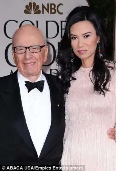 RUPERT MURDOCH E WENDI DENG 