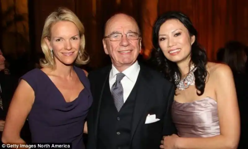 RUPERT MURDOCH E WENDI DENG 