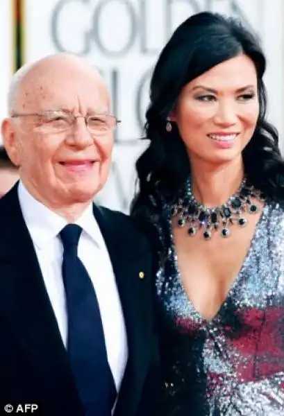 RUPERT MURDOCH E WENDI DENG 