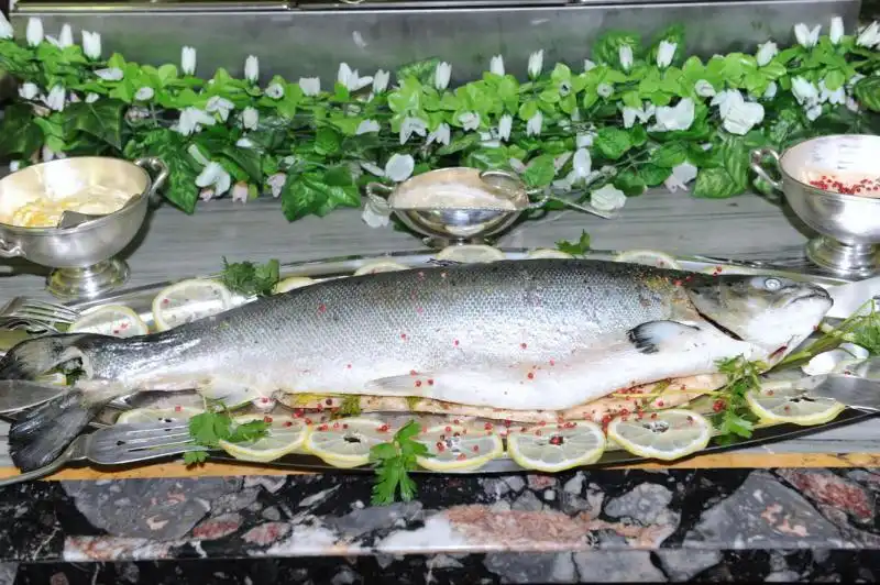 Salmone per gli ospiti 