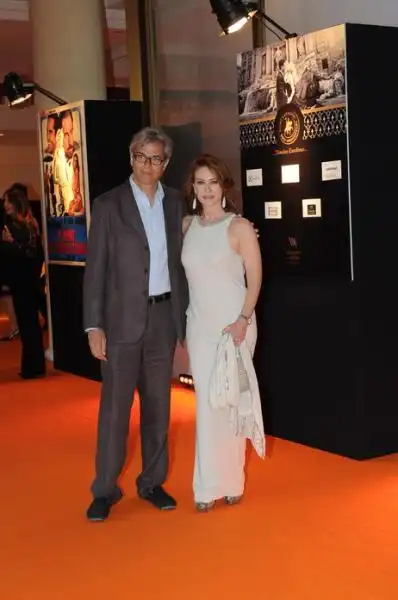 Stefano Mainetti con Elena Sofia Ricci 