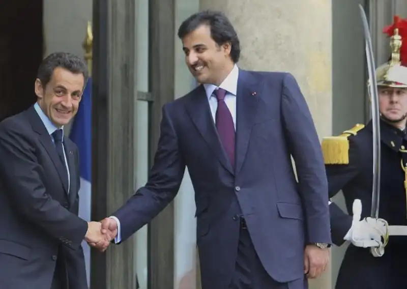 l tamim hamad thani CON SARKOZY 