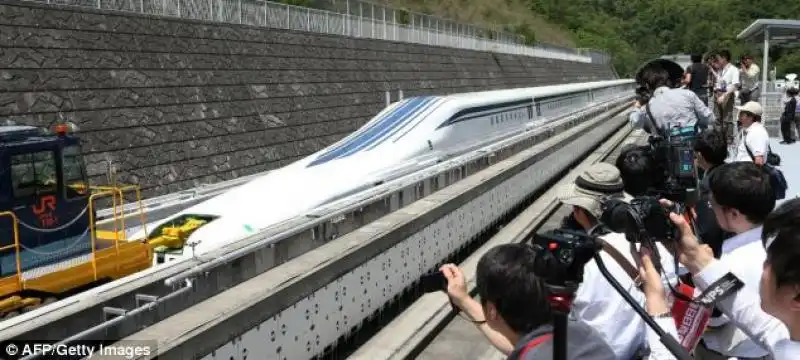 TRENI FLUTTUANTI MAGLEV TESTATI IN GIAPPONE 