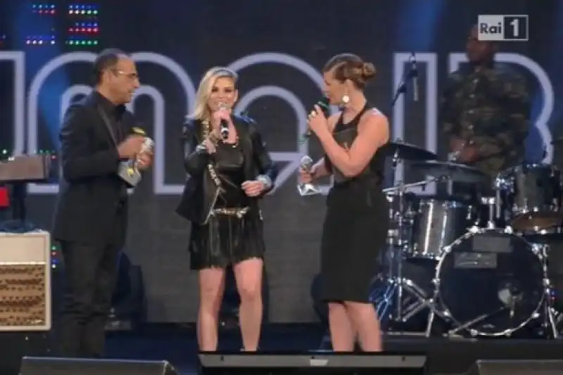 wind music awards carlo conti emma marrone vanessa incontrada