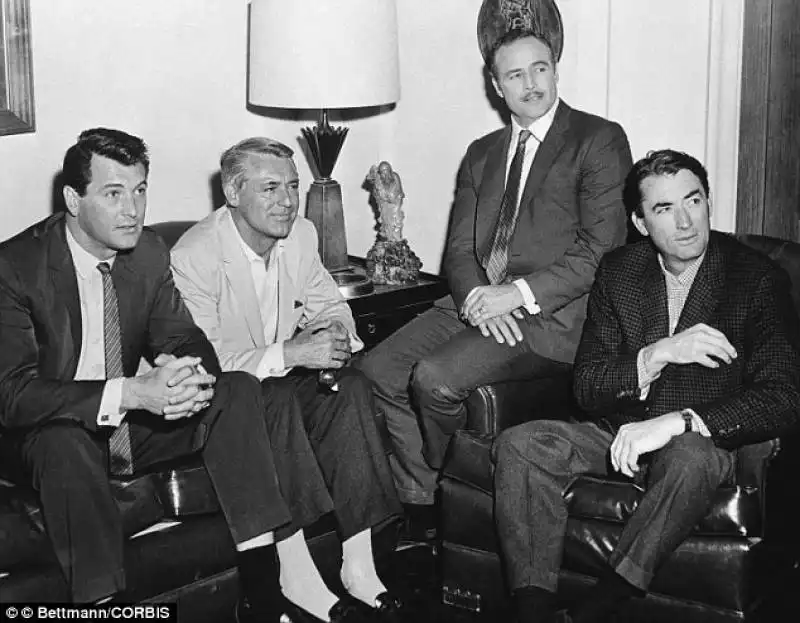 brando con hudson, peck e grant