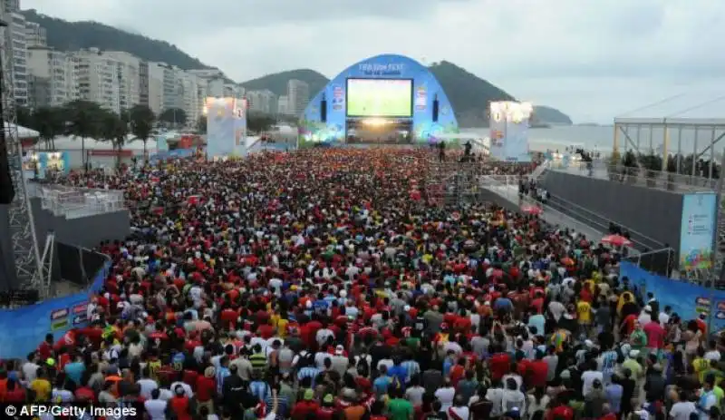 cile spagna sugli schermi di copacabana