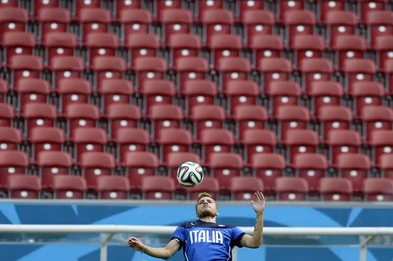 ciro immobile in allenamento