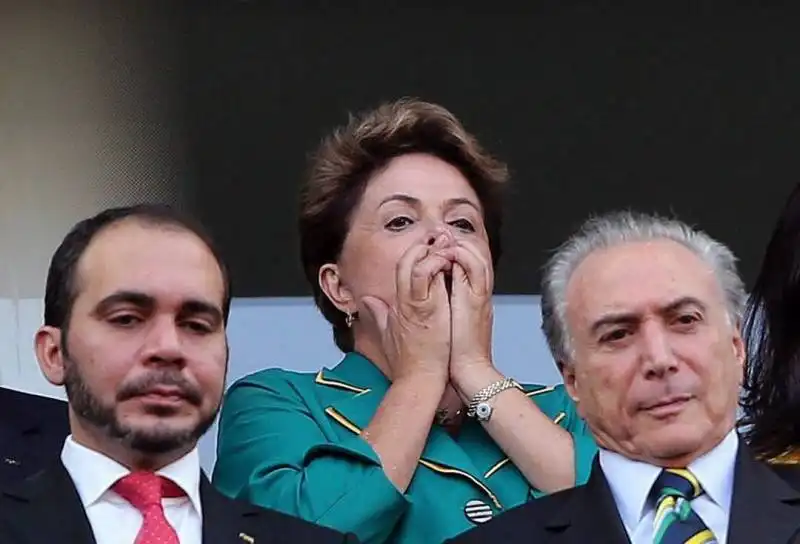 dilma rouseff in tribuna brasile croazia