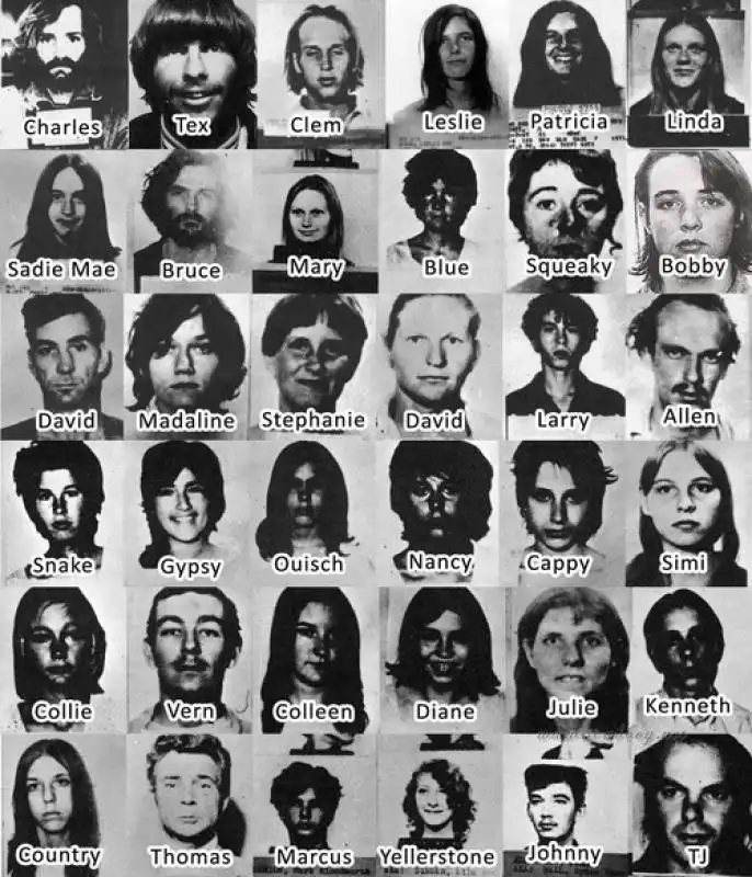 la famiglia di charles manson