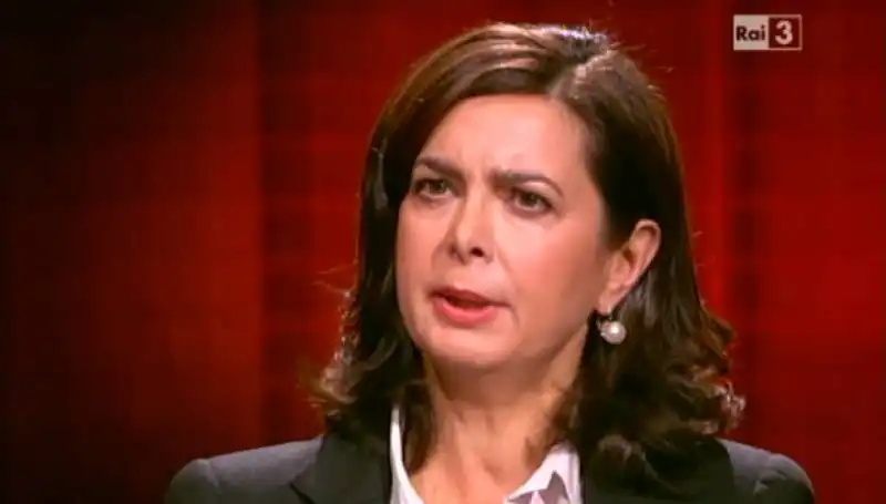 Laura Boldrini a Che tempo che fa