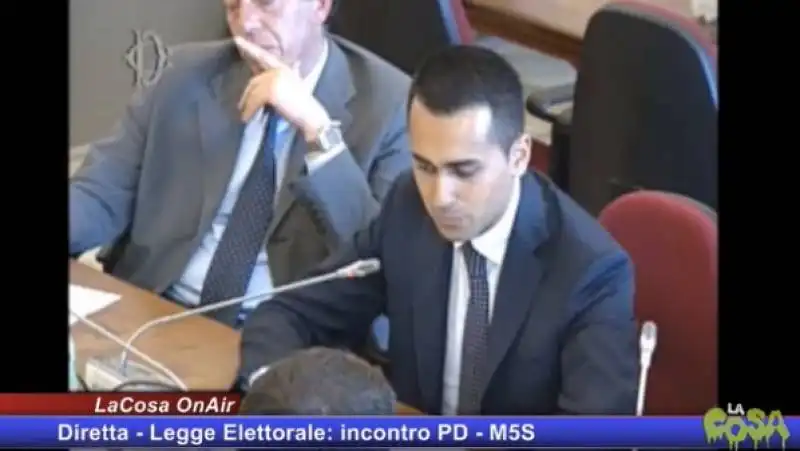 luigi di maio all incontro con renzi