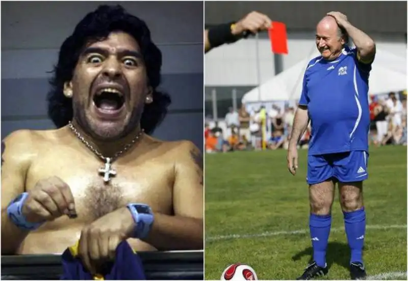 maradona blatter