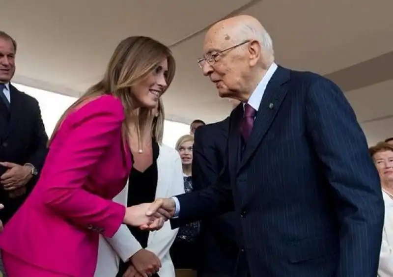 maria elena boschi e napolitano