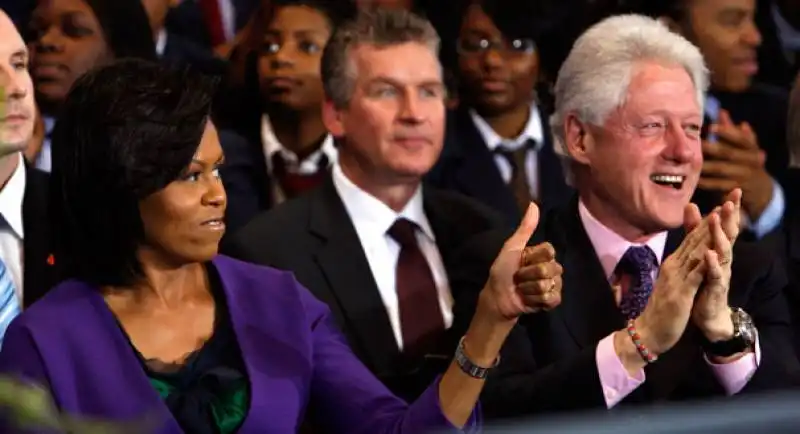 michelle obama e bill clinton 