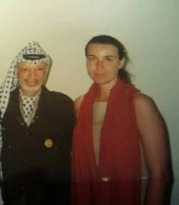 mogherini e arafat