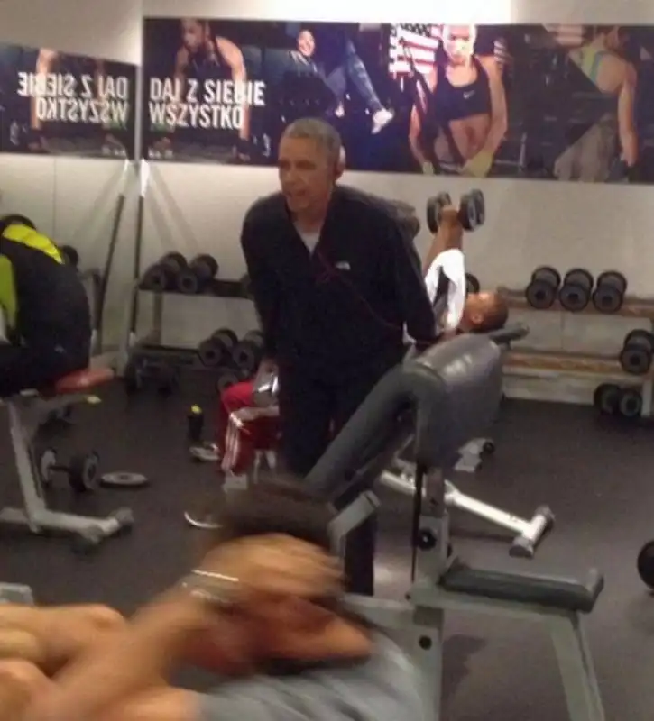 obama allenamento