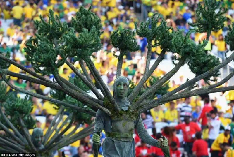 trampolieri albero per la world cup