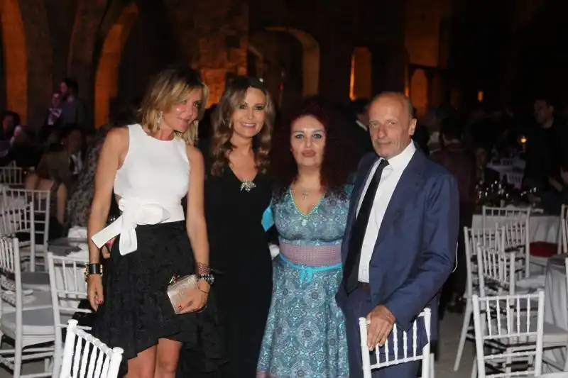 la principessa patrizia d'asburgo lorena, daniela santanche??, gabriella sassone e alessandro sallusti