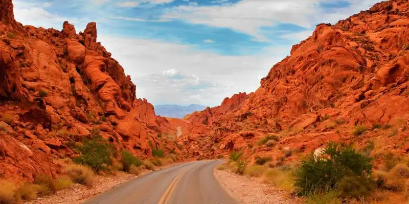 1   valley of fire road in nevada