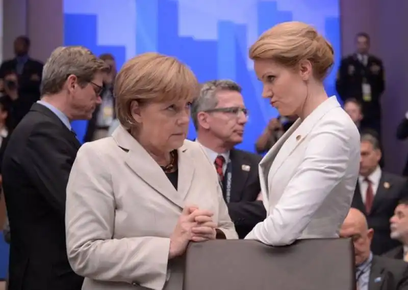 angela merkel e helle thorning schmidt 