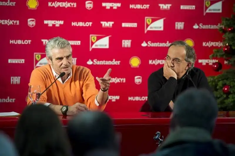 arrivabene e marchionne in ferrari