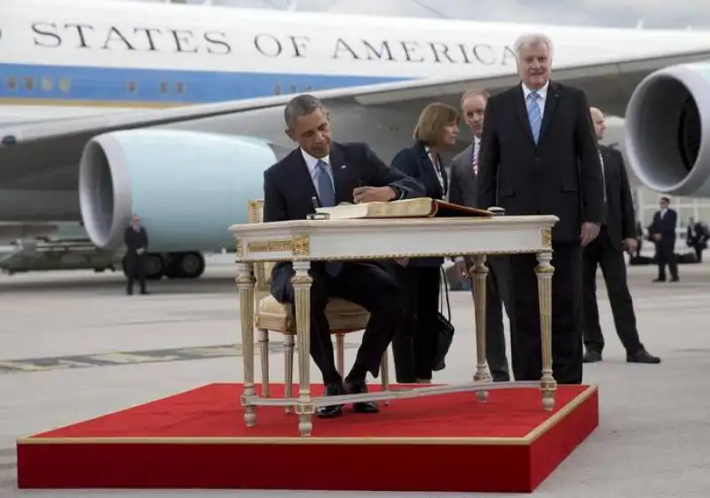 barack obama e horst seehofer