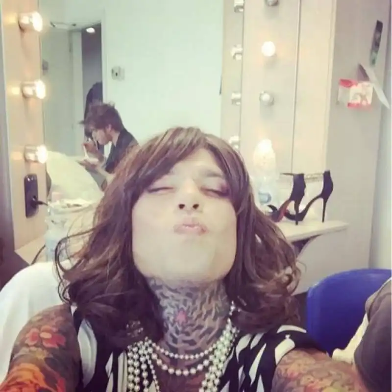 fedez imita barbara durso