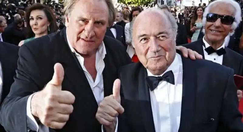 gerard depardieu e sepp blatter