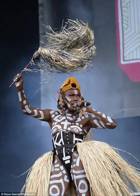 grace jones a quasi settanta anni 