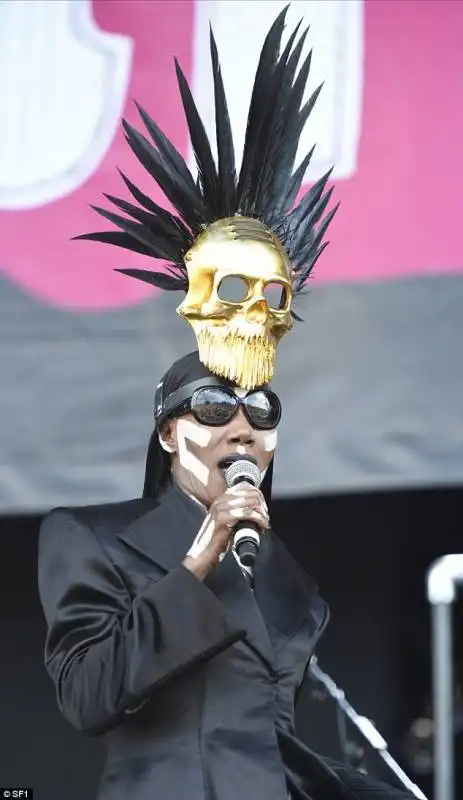 grace jones al festival di manchester