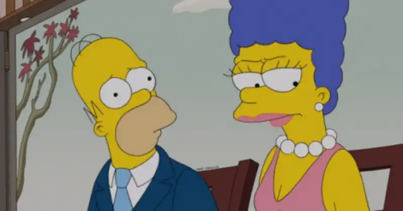 homer e marge simpson