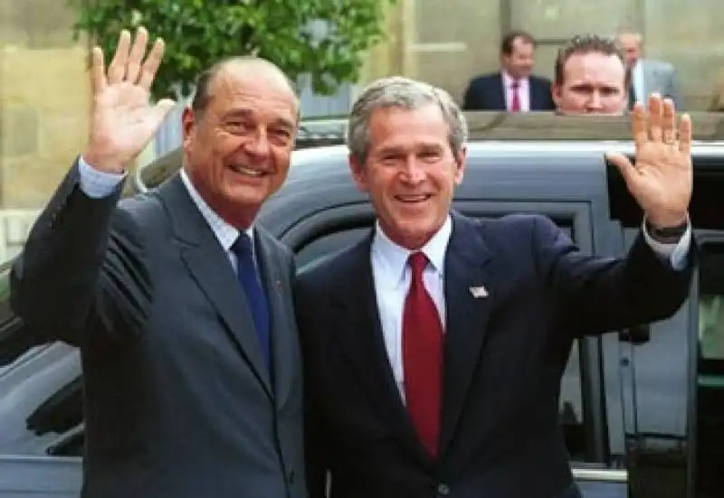 jacques chirac george w bush