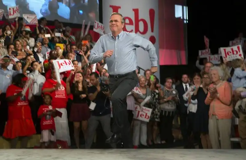 jeb bush annuncia la sua candidatura alle primarie repubblicane  4